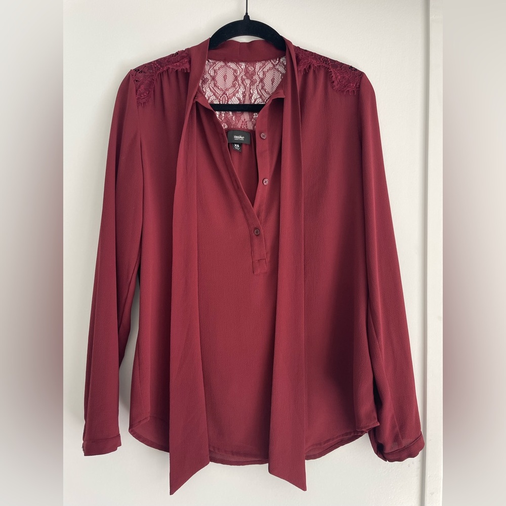 Target Brand Maroon Blouse size xs